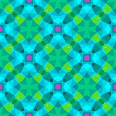 Multicolor geometric pattern in bright color N9