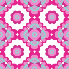 Vector seamless abstract geometric pattern N125