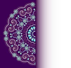 background with lace ornament and place for text