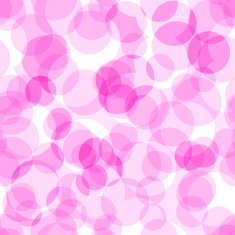 Seamless pattern with colorful pink circles