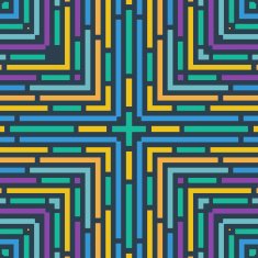 Geometric seamless pattern N126