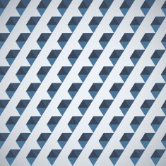 Retro pattern of geometric shapes half hexagon