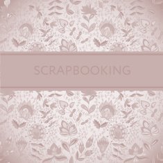 Seamless texture with flowers for scarpbooking