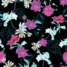 Beautiful Seamless Vintage Floral Background N9