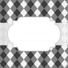 Classic style argyle background