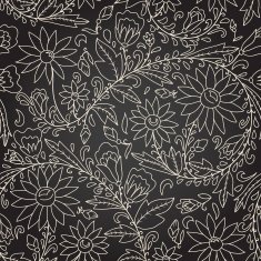 Seamless dark texture with flower