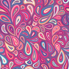 Hand-drawn vector seamless floral pattern N2