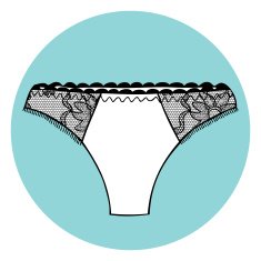 Lacy sexy vector panty N4