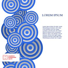 Abstract Seamless Circles Pattern Vector N11