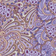 Vector texture background with abstract flowers N6