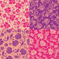 Seamless Floral Pattern N726