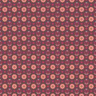 Elegant romantic vector seamless pattern (tiling) Retro pink N2
