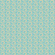 Vintage wave vector seamless pattern (tiling)