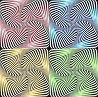 Abstract striped geometric background seamless pattern