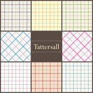 Tattersall plaid pattern