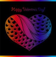 Greeting card for Valentine&#039;s day N3