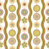 flowers vector abstract seamless pattern endless floral background N13