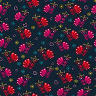 seamless birds pattern N8