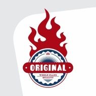 vintage sticker label N615