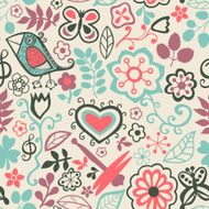Romantic seamless pattern N31