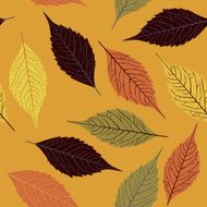 Seamless pattern with leaf abstract texture N8