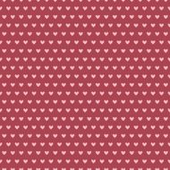 Heart shape vector seamless pattern (tiling) N5