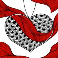 Greeting card for Valentine&#039;s day N4