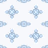 Patterned floor tile in oriental style N11