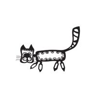 Black cat for your design