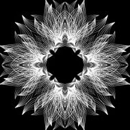 Ornamental lace pattern