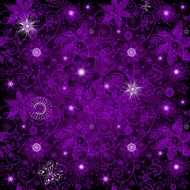 Seamless dark-violet pattern