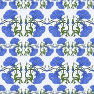 Vintage floral backgrounds classic flower ornament beautiful seamless pattern