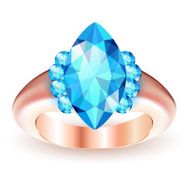 Ring with gemstone N2