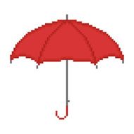 Umbrella isolated on white background