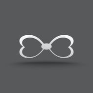 Vector of transparent glasses icon