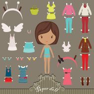 Paper doll outfits
