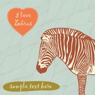 zebra with place for text N3