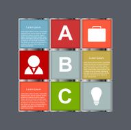 Vector Abstract infographic Modern design element