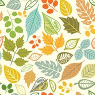 Seamless pattern with leafs N18