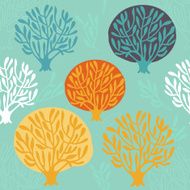 Seamless pattern with leafs N20