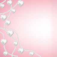 heart pearl necklace