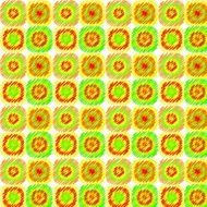 Abstract geometric circles seamless background on white
