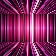 Abstract purple warped stripes background