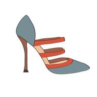 Shoes on a high heel N6