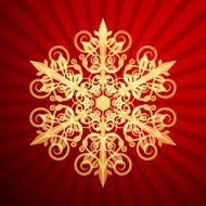 Red Christmas backdrop