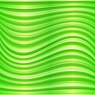 Green vector wavy abstract background