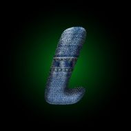 vector jeans letter N28