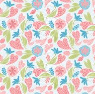Romantic floral pattern N3