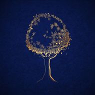 Golden tree