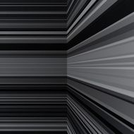 Abstract black and white warped stripes background N2